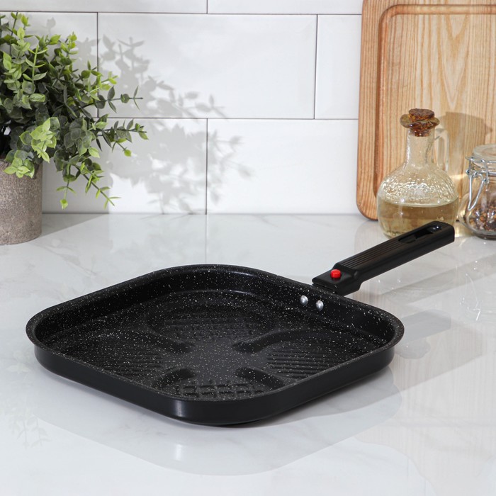 Сковорода 25 см "Бифштекс-гриль", антипригарное покрытие