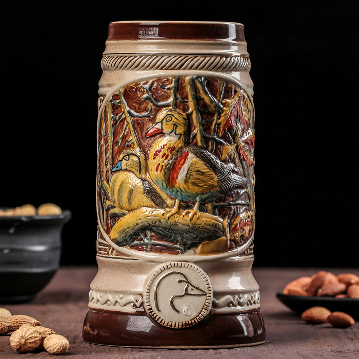 Кружка пивная 700 мл "Утки"