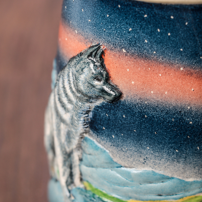 Кружка пивная 700 мл "Ночное небо"