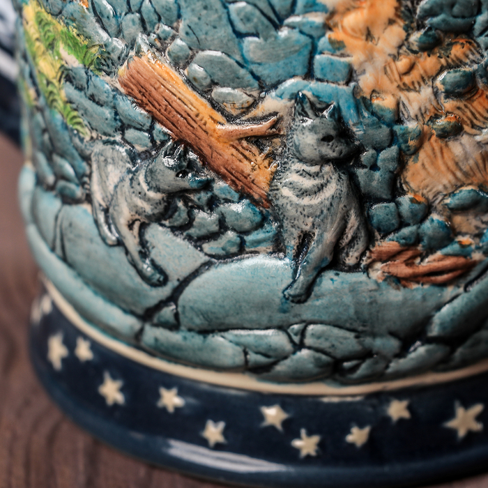 Кружка пивная 700 мл "Ночное небо"