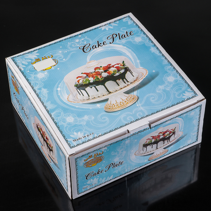 Блюдо для торта 34 см "Золотой колос"