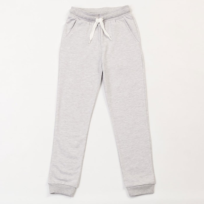 Брюки для девочки, рост 116 см, цвет серый