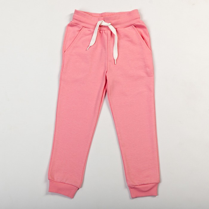 Брюки для девочки, рост 122 см, цвет розовый