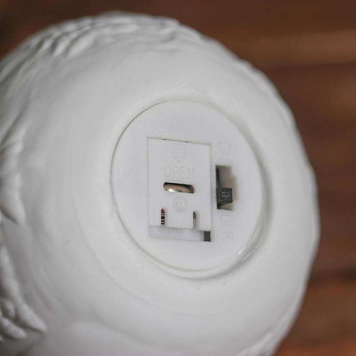 Шар нвогодний под раскраску "Узоры №4" со светом, подвес, краска 3 цв по 2 мл, кисть