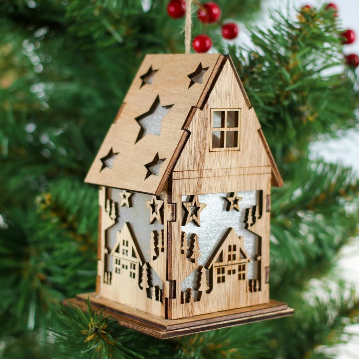 Декор с подсветкой "Зимняя ночь"