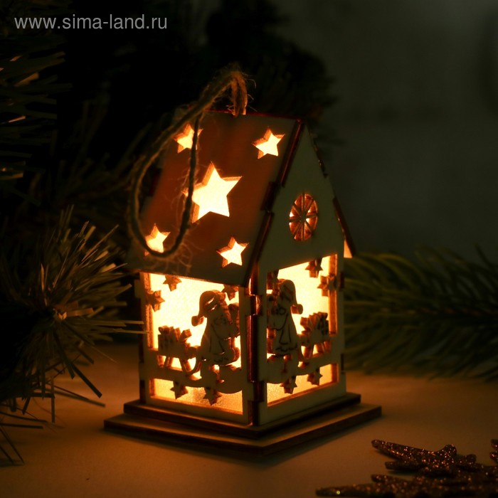 Декор с подсветкой «Новогодний гость»