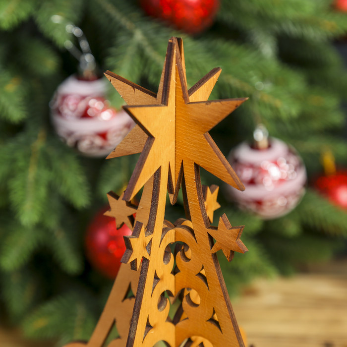 Сувенир дерево "Елочка" 18,5х28 см (набор 2 детали)