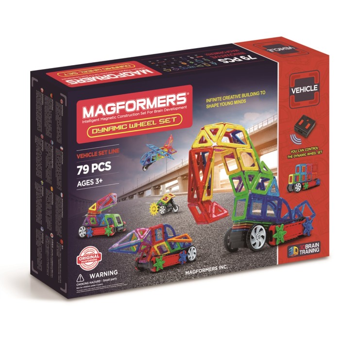 Магнитный конструктор MAGFORMERS Dinamic Wheel Set
