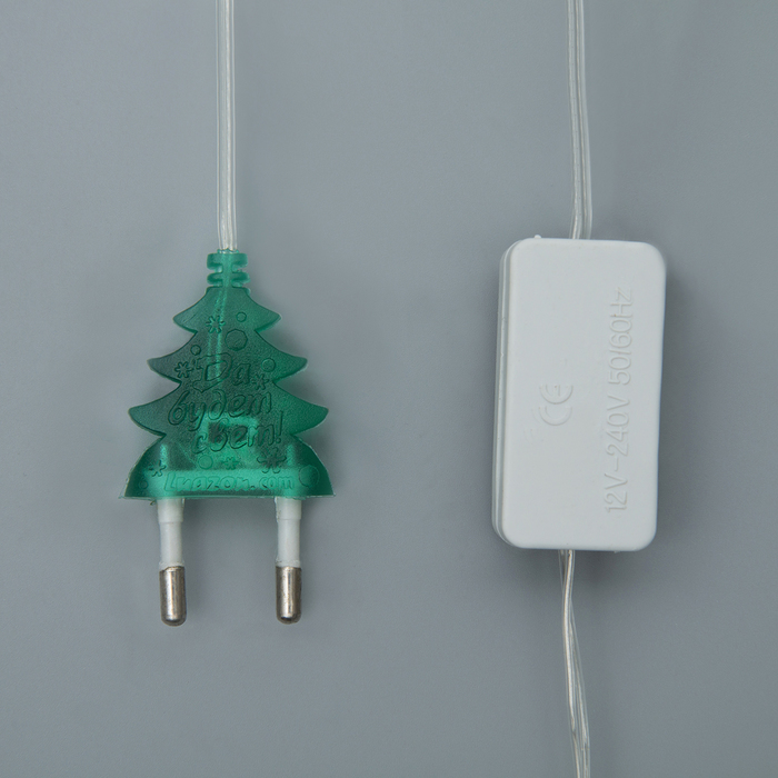 БАХРОМА, Ш:3 м, В:0.5 м, Н.С. "Звезды" 4 см, LED-80-220V, моргает, МУЛЬТИ (RG/RB)