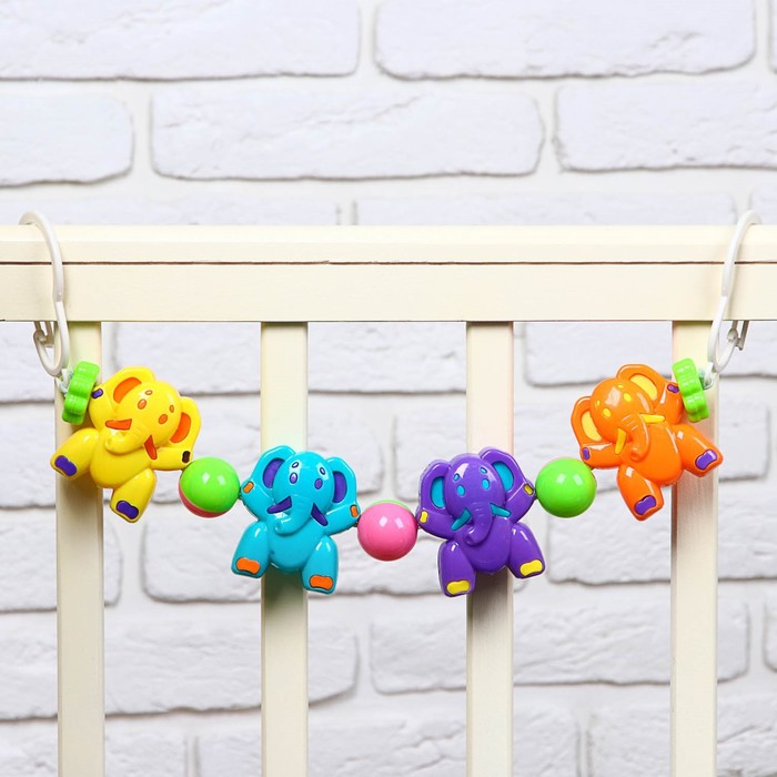 Подвеска на коляску/кроватку «Слонята»