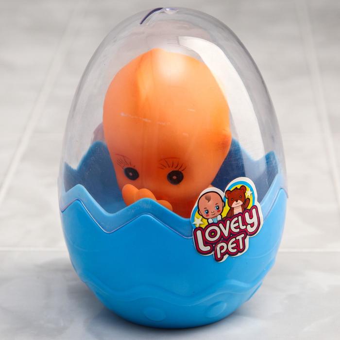 Игрушки для ванной, набор «Пупс в яйце 2»