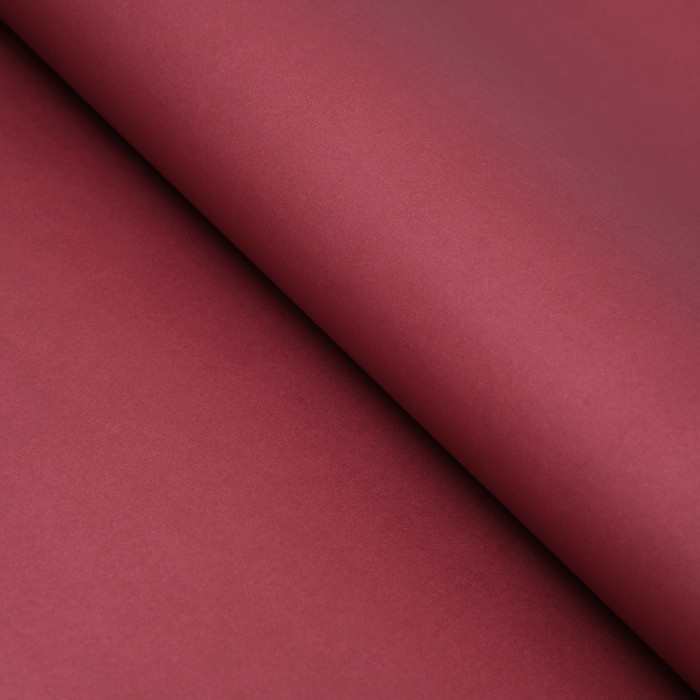 Бумага упаковочная, двусторонняя, красный, 50 х 70 см