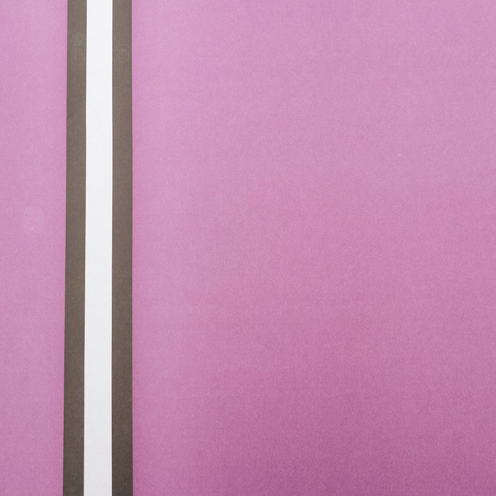Бумага упаковочная, двусторонняя, сиреневый, 50 х 70 см