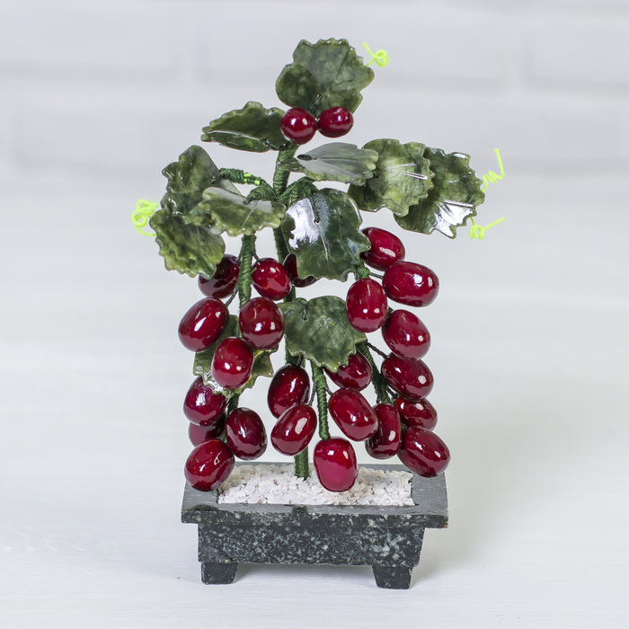 Сувенир "Композиция Виноград" 20х15 см, камень