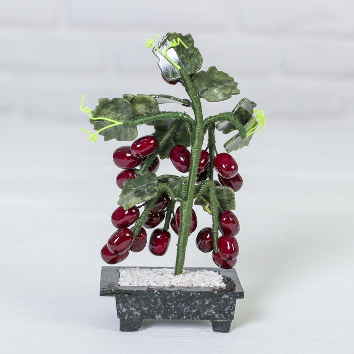 Сувенир "Композиция Виноград" 20х15 см, камень