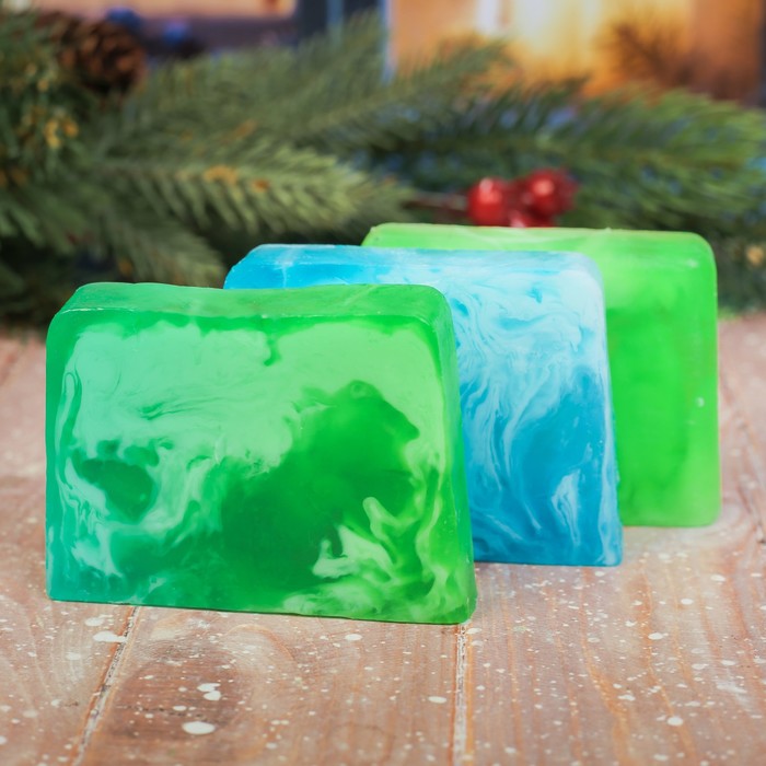 Мыло ручной работы "Сказочного Нового года", 3 шт.