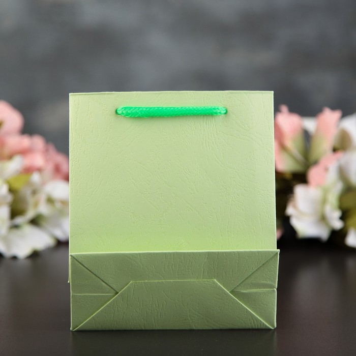 Пакет из дизайнерской бумаги 13 х 6 х 15 см