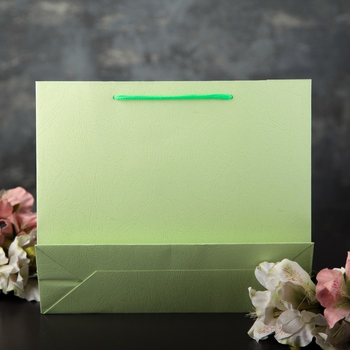 Пакет из дизайнерской бумаги 25 х 8.5 х 29 см