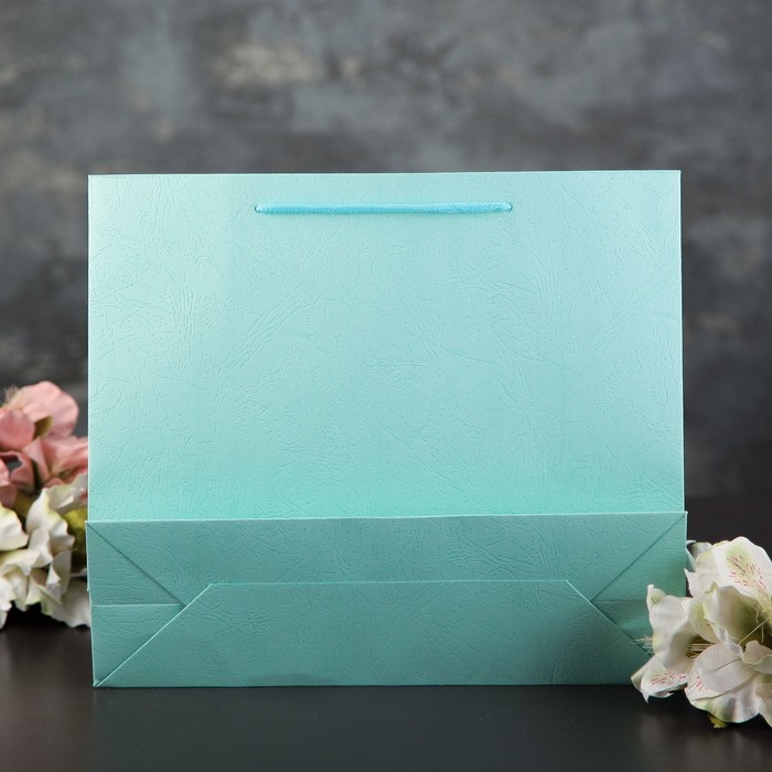 Пакет из дизайнерской бумаги 25 х 8.5 х 29 см