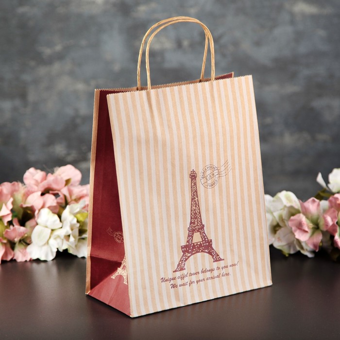 Пакет крафт 21,5 х 11 х 27 см