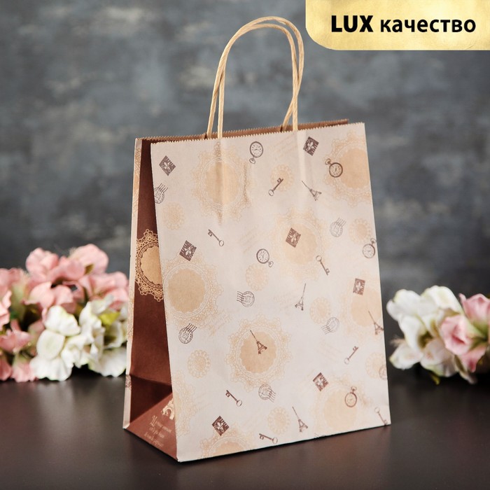 Пакет крафт 21,5 х 11 х 27 см