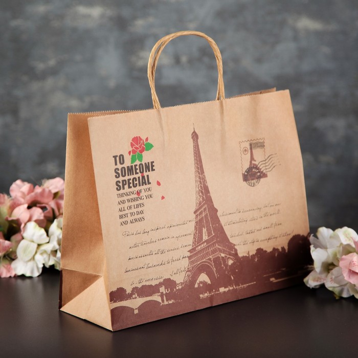 Пакет крафт 32,5 х 11 х 25 см