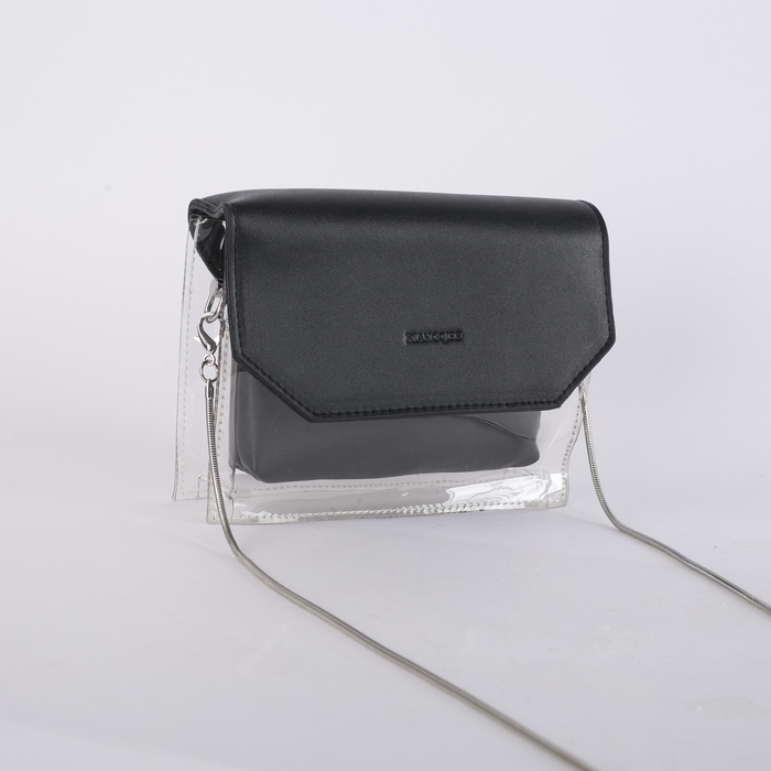 Сумка жен Эмми, 18*5*14, отд на магните, с кошельком, длин цепь, черный