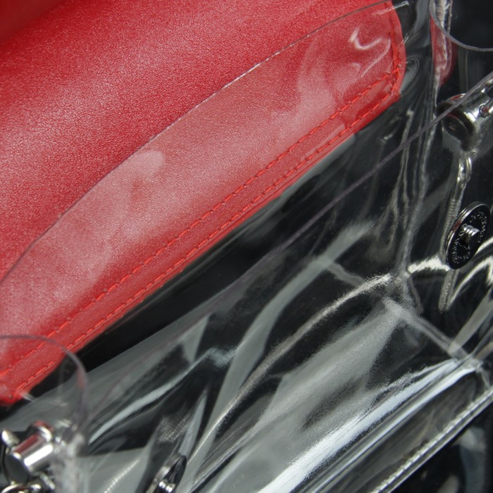 Сумка жен Эмми, 18*5*14, отд на магните, с кошельком, длин цепь, бордовый