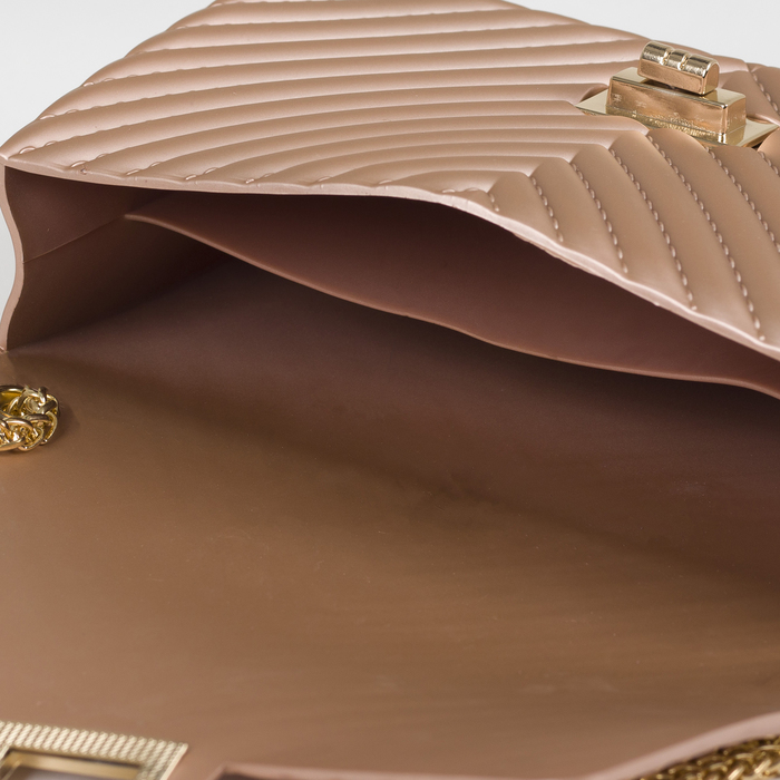 Сумка жен Эмили, 22*6,5*13, 2 отд на замке, длин цепь, розовый