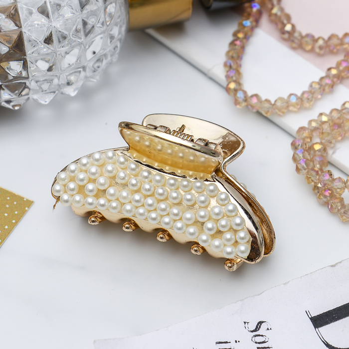 Краб для волос &quot;Переливы океана&quot; 5 см дуга