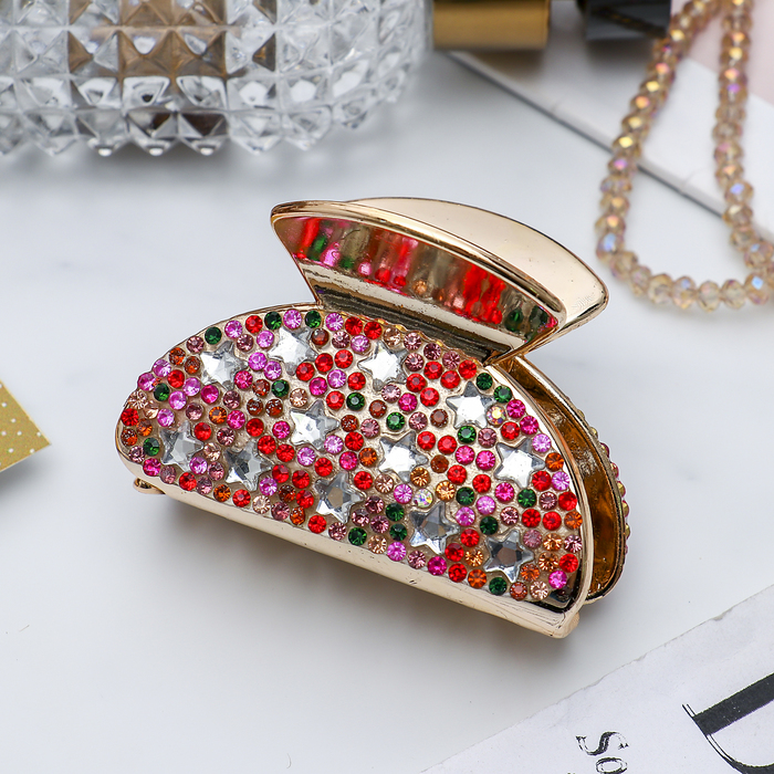 Краб для волос &quot;Скерцо&quot; 6 см звёзды дуга