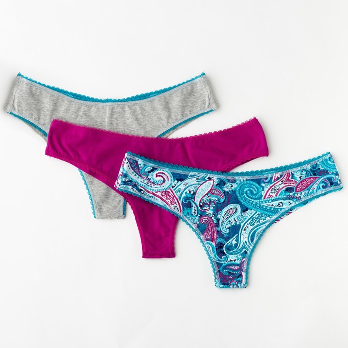 Набор женских трусов бразилиано (3 шт) IMD87771790 Paysley, р-р 42 (2)