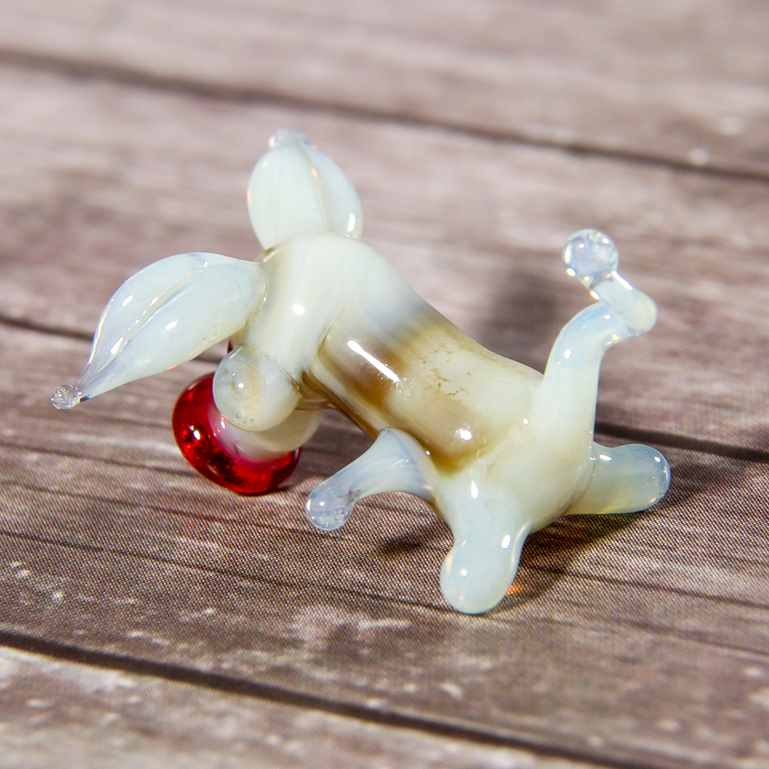 Сувенир стекло микро "Поросенок" МИКС 2х1 см