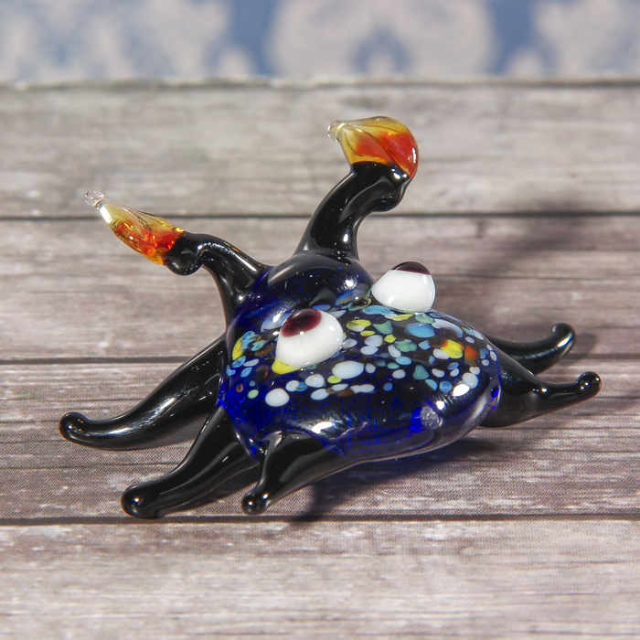 Сувенир стекло средняя фигурка "Рак" МИКС 4х4 см