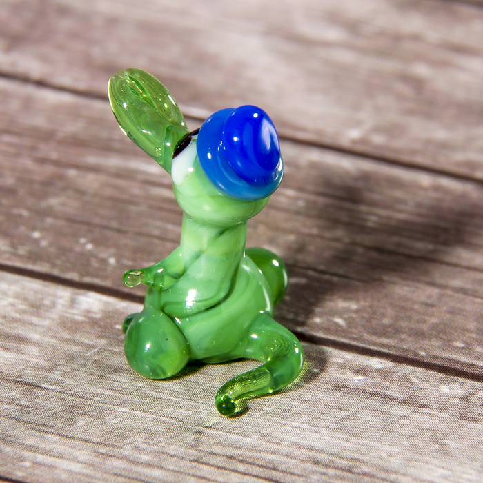 Сувенир стекло микро "Крокодил" МИКС 2х1,5 см