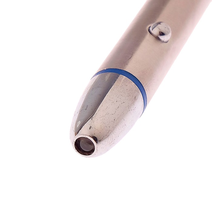 фонарик 1 диод,фонарик, с карабином, 3 бат, металл, микс 1,5*1,5*9