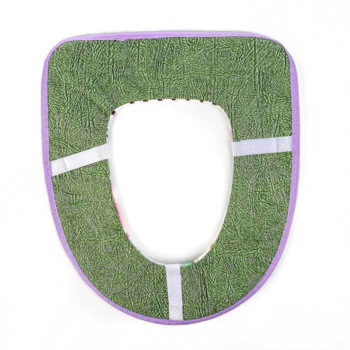 Чехол на сиденье для унитаза на липучке "День ночь" цвет МИКС