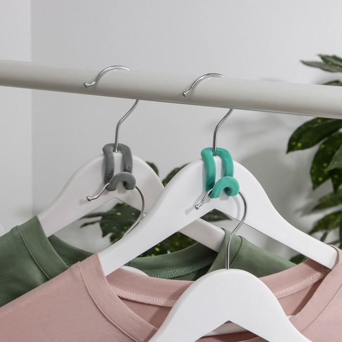 Крючок для вешалок 5х3х3,4 см, цвет МИКС