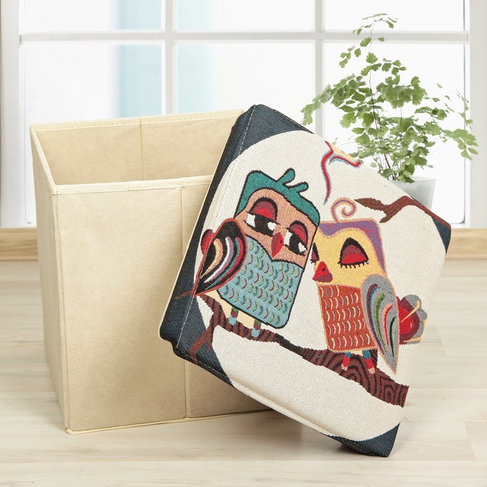 Пуф складной 30х30х30 см "Весна"