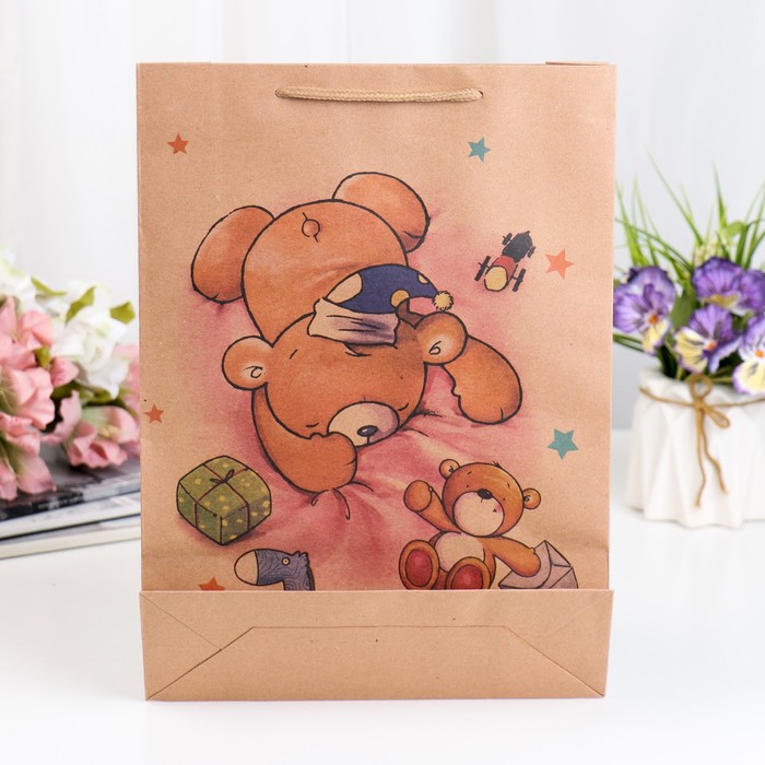 Пакет Крафт 24 х 33 х 8 см