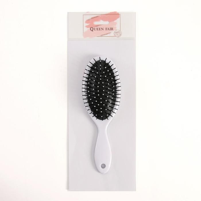 Расчёска массажная «Тропики», овальная, 22см, цвет МИКС