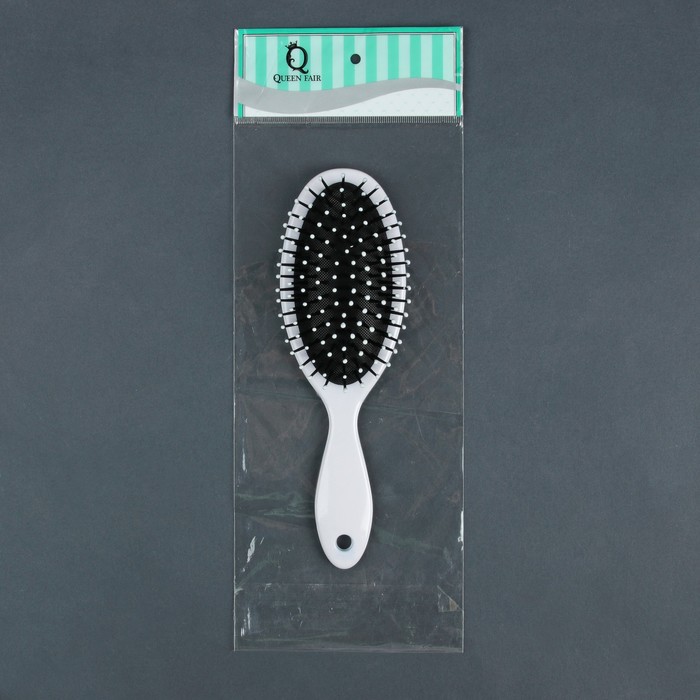 Расчёска массажная «Тропики», овальная, 22см, цвет МИКС