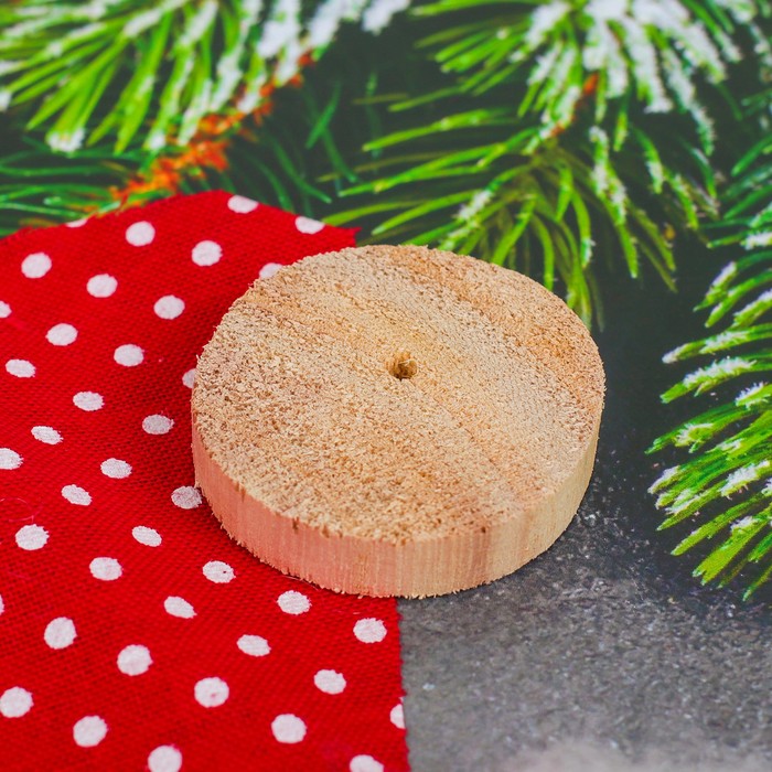 Набор для создания игрушки из ткани "Елочка в горошек", цвет красный