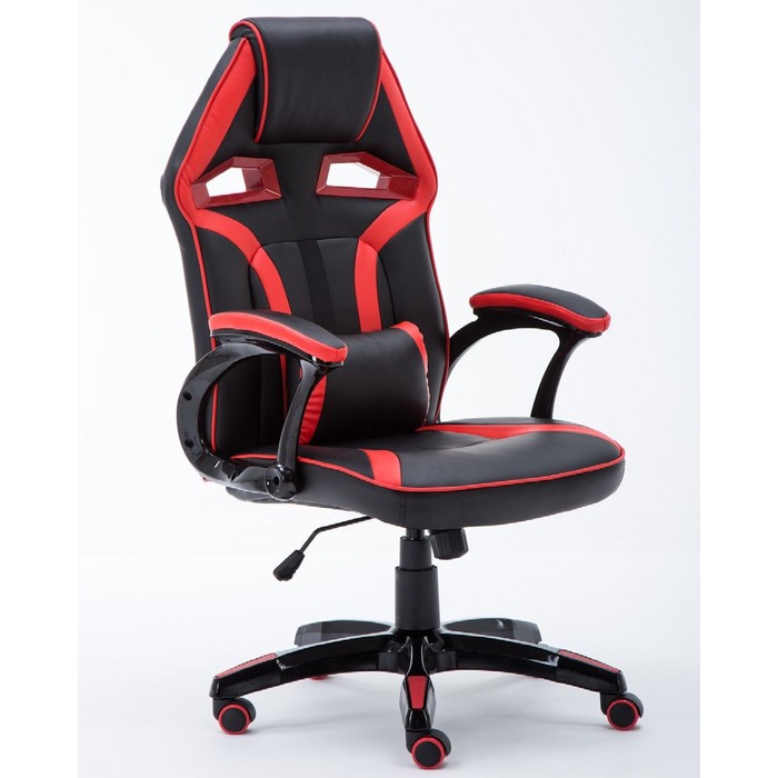 Кресло игровое ZK8066, красное/чёрное