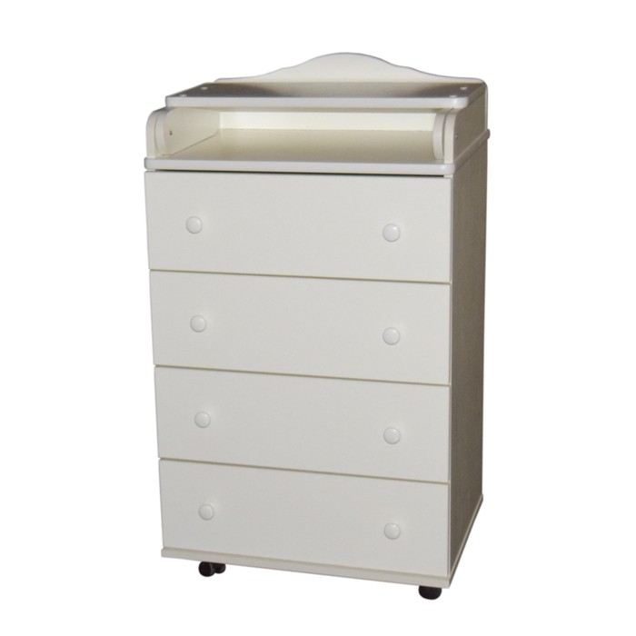 Комод пеленальный №1 ЛДСП "Ульяна-1" 600/4, белый