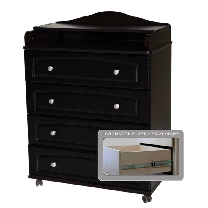 Комод пеленальный "Любаша" 804 МДФ, венге