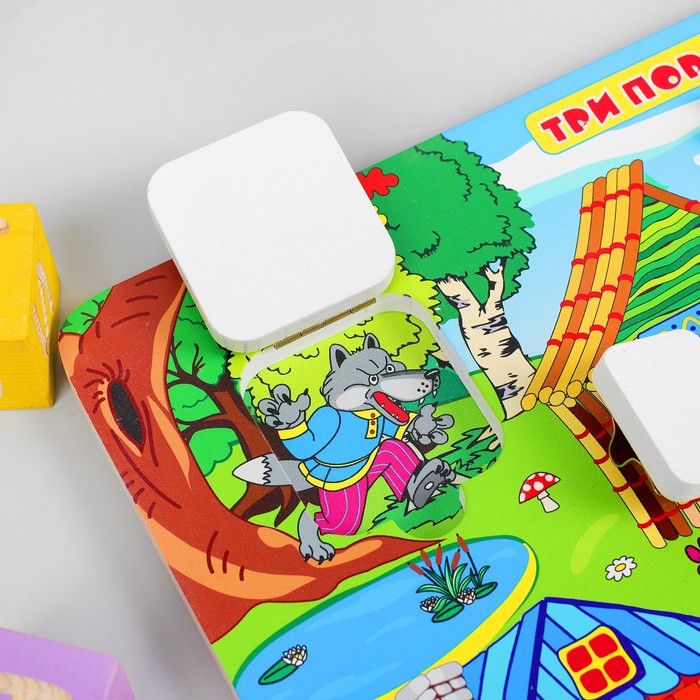 Бизиборд "Три поросёнка"