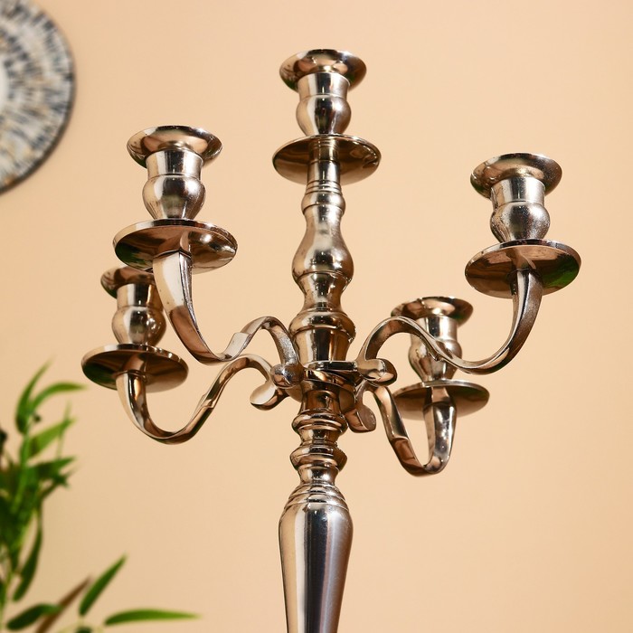 Подсвечник "Изобилие цвета" 31х31х51 см