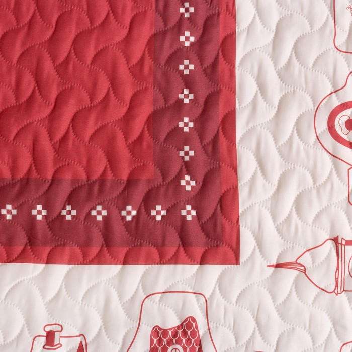 Покрывало "Этель" 1,5 сп Снежный город, 145*210 см, микрофибра