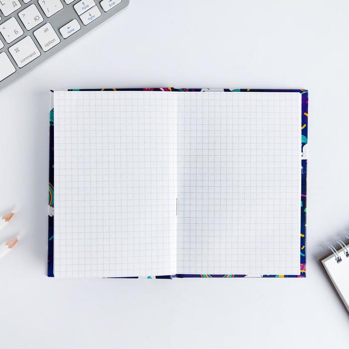 Блокнот "Радужное настроение", твёрдая обложка, А6, 40 листов